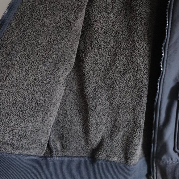 Bench Mens Blue Sz M Full Zip Mid-Weight Sherpa Long Sleeve Utility Jacket - Picture 9 of 14